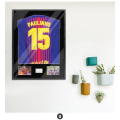 Custom Wall Mount Lockable Transparent 98% UV Protection Acrylic Football shadow box jersey display frame